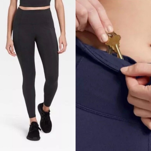 2x All In Motion Everyday Soft Ultra High Rise Leggings - Picture 1 of 4